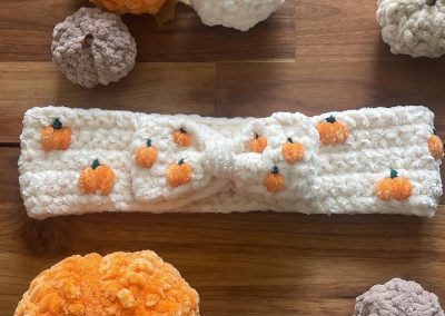 Festi Fronsac Coeurs De Coton Bandeau Citrouille